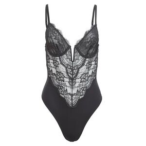 Fleur du Mal Bianca Lace Bodysuit